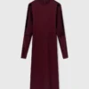 Cape-Sleeve Cut-Out Satin Midi Dress Cape-Sleeve Cut-Out Satin Midi Dress