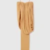 Cape-Sleeve Strapless Pleated Crepe Dress Cape-Sleeve Strapless Pleated Crepe Dress