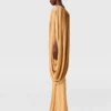 Cape-Sleeve Strapless Pleated Crepe Dress Cape-Sleeve Strapless Pleated Crepe Dress