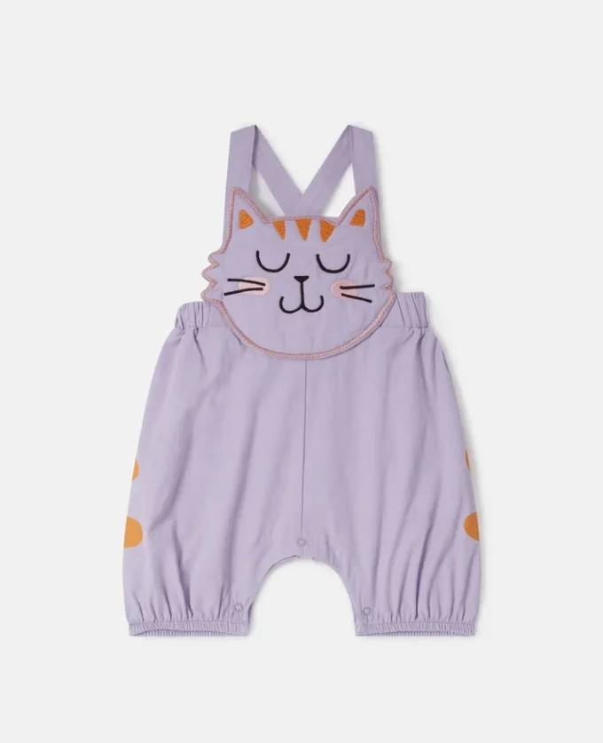 Cat Graphic Dungarees Cat Graphic Dungarees