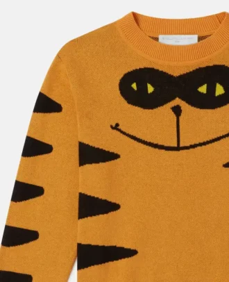 Cat Graphic Knitted Sweater