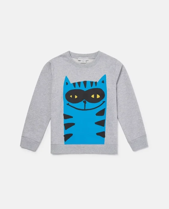 Cat Graphic Sweatshirt Cat Graphic Sweatshirt