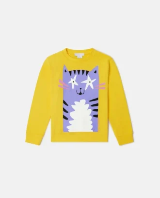 Cat Graphic Sweatshirt