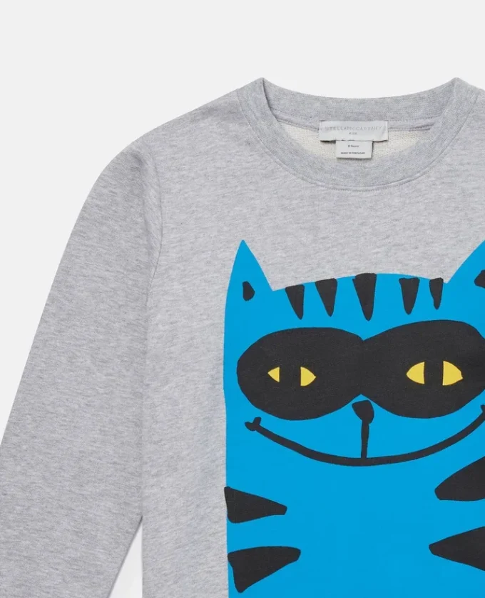 Cat Graphic Sweatshirt Cat Graphic Sweatshirt