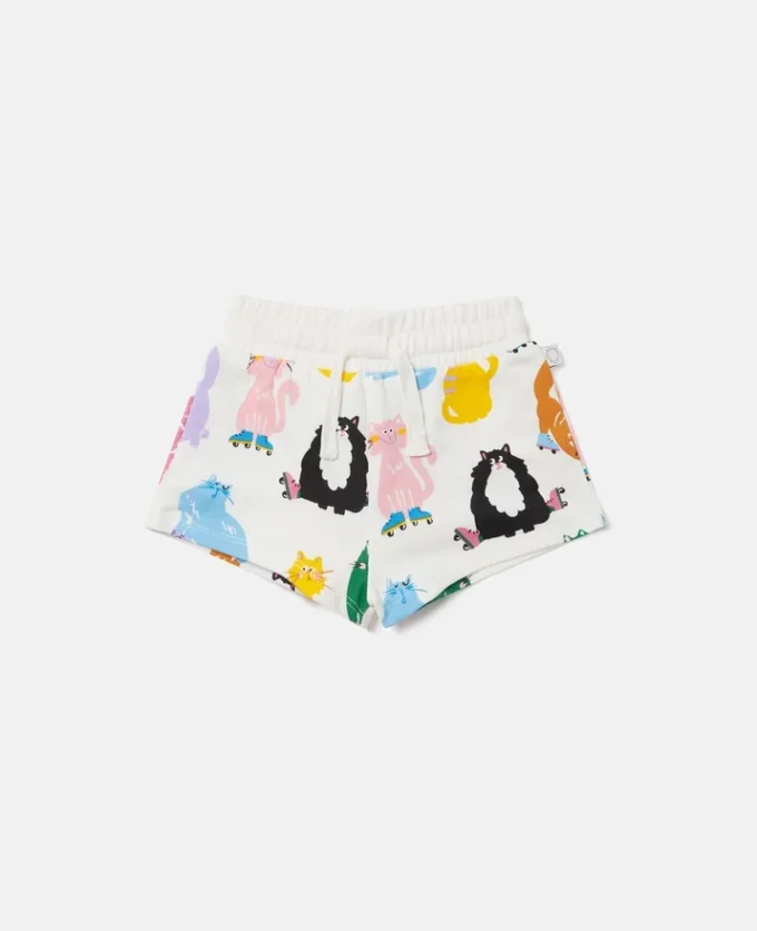 Cats Print Shorts Cats Print Shorts