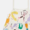 Cats Print Sleeveless Dress