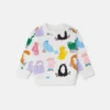 Cats Print Sweatshirt Cats Print Sweatshirt