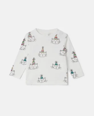 Cats Print Sweatshirt