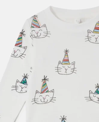 Cats Print Sweatshirt