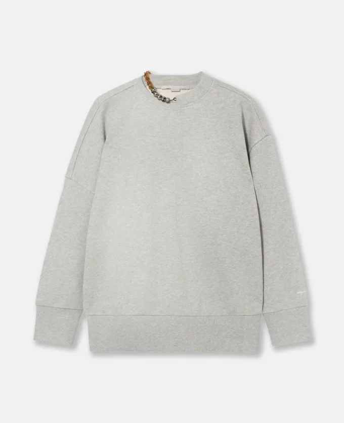 Chain-Embellished Sweatshirt Chain-Embellished Sweatshirt