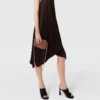 Chain Halterneck Satin Midi Dress Chain Halterneck Satin Midi Dress
