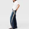 Chain Tassel Straight-Leg Denim Jeans Chain Tassel Straight-Leg Denim Jeans