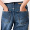 Chain Tassel Straight-Leg Denim Jeans Chain Tassel Straight-Leg Denim Jeans