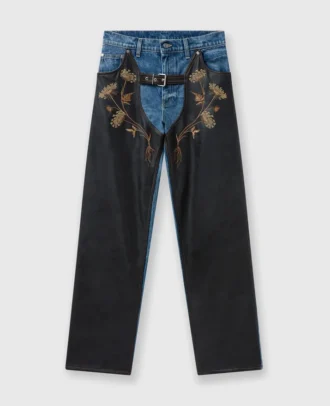 Chaps Embroidered Straight-Leg Jeans