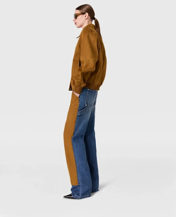 Boxy Collared Bomber Jacket Boxy Collared Bomber Jacket