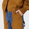 Boxy Collared Bomber Jacket Boxy Collared Bomber Jacket