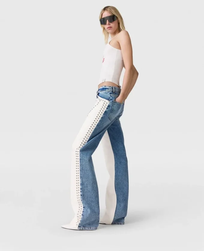 Chaps Studded Straight-Leg Jeans Chaps Studded Straight-Leg Jeans