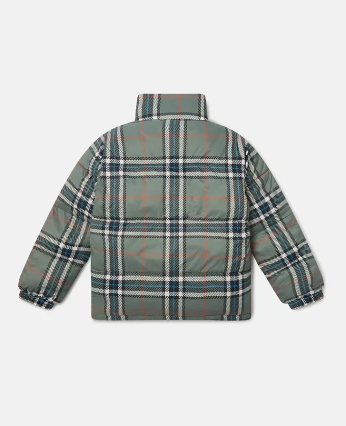 Check Lining High-Neck Puffer Coat Check Lining High-Neck Puffer Coat