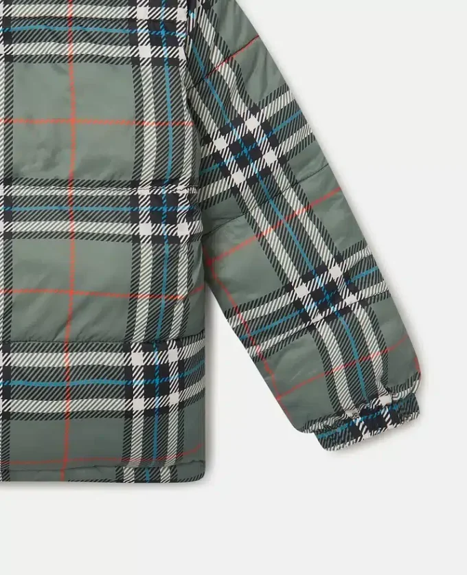 Check Lining High-Neck Puffer Coat Check Lining High-Neck Puffer Coat