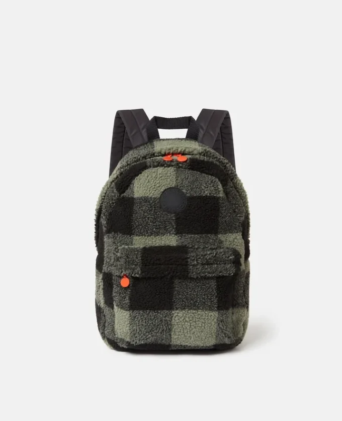 Check Print Backpack Check Print Backpack