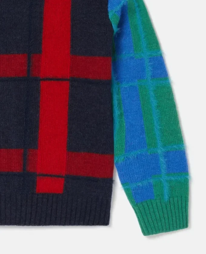 Checked Cardigan Checked Cardigan