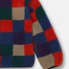 Checkerboard Fleece Zip Jacket Checkerboard Fleece Zip Jacket