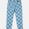 Checkerboard Print Jeans Checkerboard Print Jeans