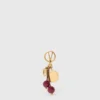 Cherry Charm Medallion Keychain Cherry Charm Medallion Keychain
