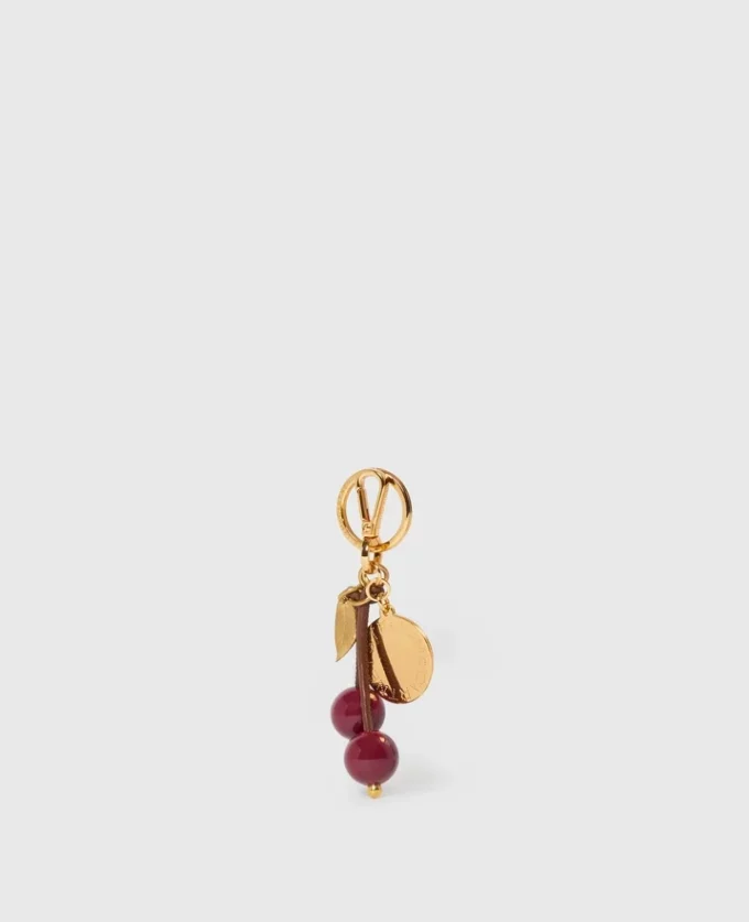 Cherry Charm Medallion Keychain Cherry Charm Medallion Keychain