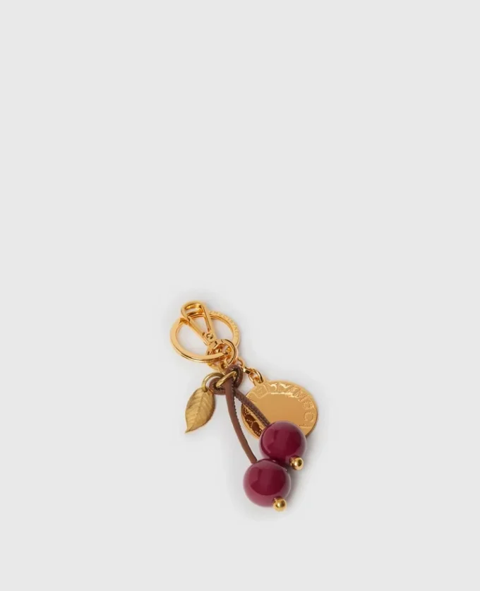 Cherry Charm Medallion Keychain Cherry Charm Medallion Keychain