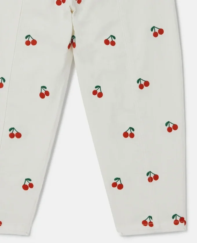 Cherry Embroidered Jeans Cherry Embroidered Jeans