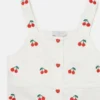 Cherry Embroidered Sleeveless Dress Cherry Embroidered Sleeveless Dress