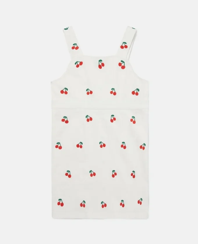 Cherry Embroidered Sleeveless Dress Cherry Embroidered Sleeveless Dress