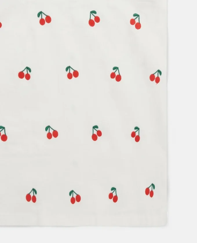 Cherry Embroidered Sleeveless Dress Cherry Embroidered Sleeveless Dress