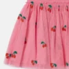 Cherry Embroidered Tulle Skirt Cherry Embroidered Tulle Skirt