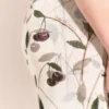 Cherry Print Mesh Strapless Midi Dress Cherry Print Mesh Strapless Midi Dress