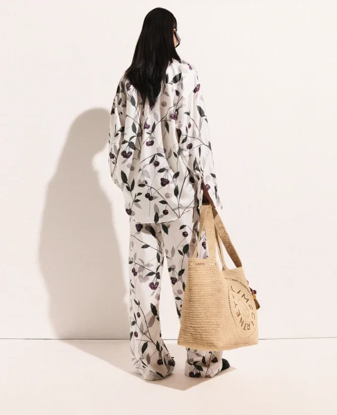 Cherry Print Oversized Shirt Cherry Print Oversized Shirt
