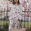 Cherry Print Oversized Shirt Cherry Print Oversized Shirt