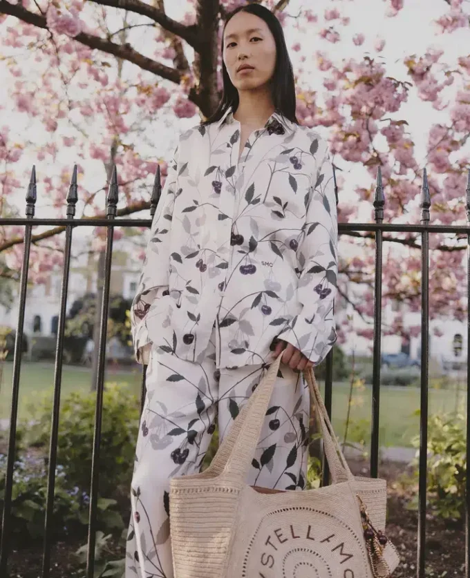 Cherry Print Oversized Shirt Cherry Print Oversized Shirt