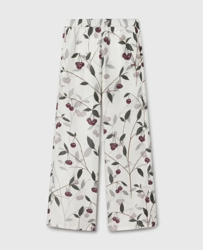 Cherry Print Oversized Trousers Cherry Print Oversized Trousers