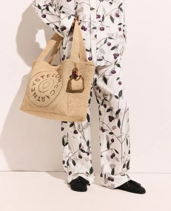 Cherry Print Oversized Trousers Cherry Print Oversized Trousers