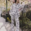 Cherry Print Oversized Trousers Cherry Print Oversized Trousers