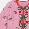 Cherry Print Quilted Jacket Cherry Print Quilted Jacket