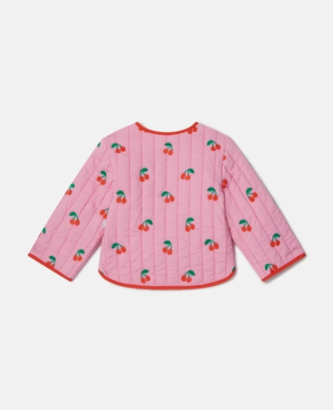 Cherry Print Quilted Jacket Cherry Print Quilted Jacket