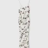 Cherry Print Sleeveless Midi Dress Cherry Print Sleeveless Midi Dress