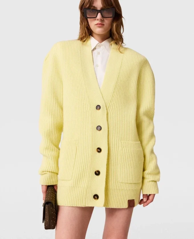 Chunky Knit V-Neck Cardigan Chunky Knit V-Neck Cardigan