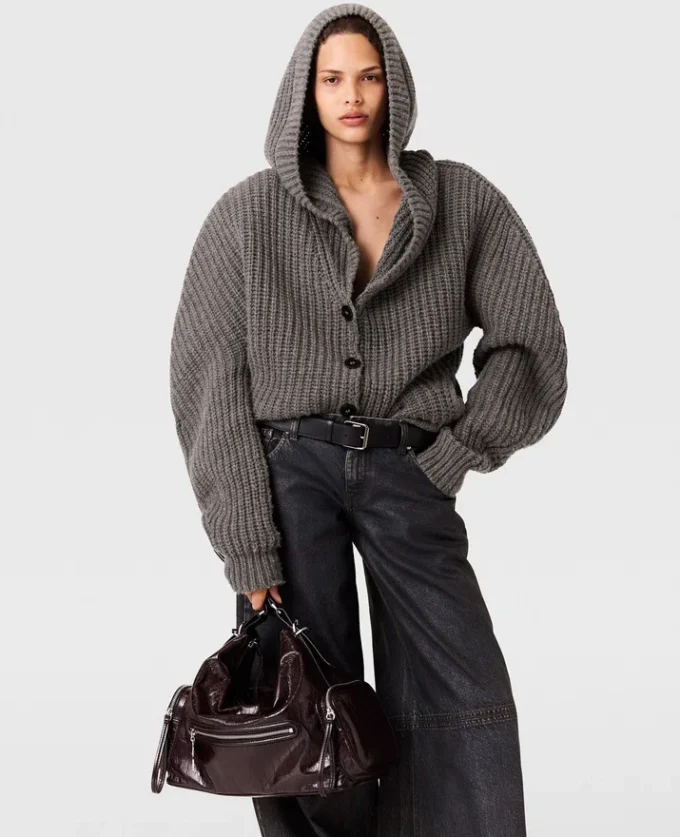 Chunky Ribbed Hooded Cardigan Chunky Ribbed Hooded Cardigan