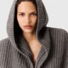 Chunky Ribbed Hooded Cardigan Chunky Ribbed Hooded Cardigan