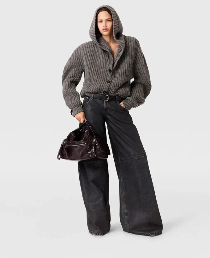 Chunky Ribbed Hooded Cardigan Chunky Ribbed Hooded Cardigan