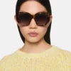 Chunky Square Cat-Eye Sunglasses Chunky Square Cat-Eye Sunglasses